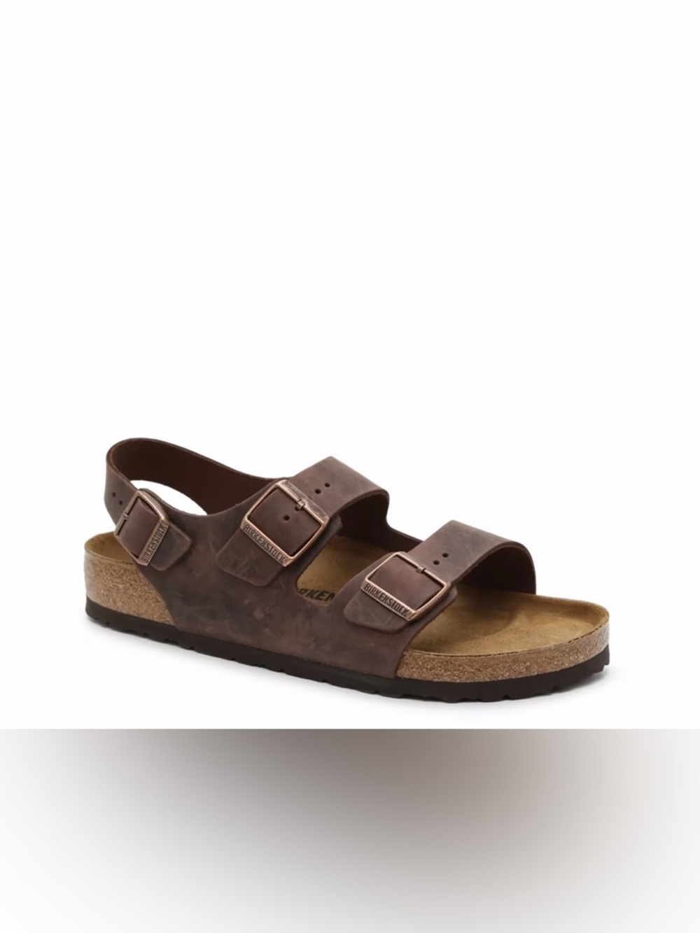 Birkenstock Milano Back-Strap Sandal in Dark Brown LIKE NEW